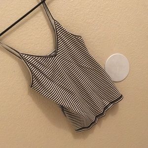 A stripped crop top
